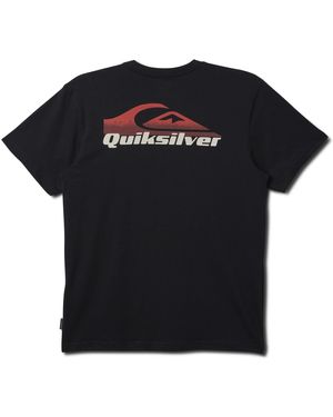 Quiksilver T-Shirt mit Speed-Spray - Schwarz