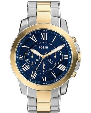 Fossil Orologio Grant da Uomo - Metallizzato