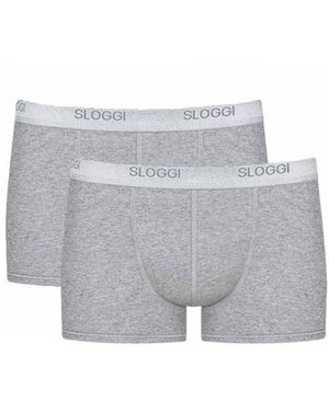 Sloggi Boxer Uomo Basic Short Bipack Colore Grigio
