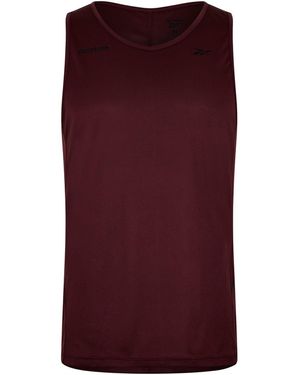 Reebok S Speed Performance Tank Top Classic Maroon S - Purple