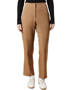 Dorothy Perkins Straight Ankle Grazer Trouser - Natural