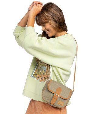Roxy Party Waves Erjbp04805 Small Shoulder Bag - Natural