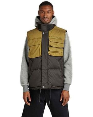 G-Star Attac Utility Pm Vest Jas Voor - Grijs