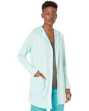 Skechers S Restful Slouchy Hoodigan Cardigan - Blue
