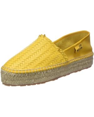 Love Moschino Espadrillas - Giallo