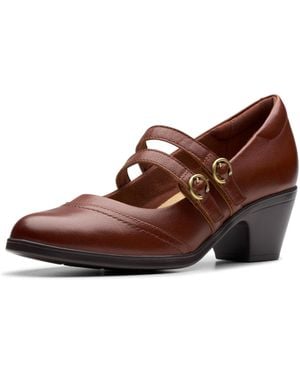 Clarks Emily2 Jane Pump - Brown