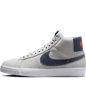 Nike Chaussures de skate SB Zoom Blazer Mid pour homme - Bleu