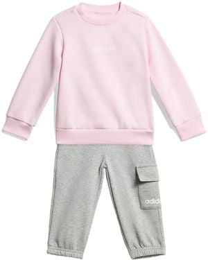 adidas Bebé Essentials Linear Logo JOGGER - Rood