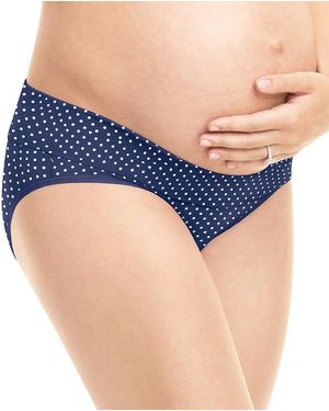 Playtex Maternity Fold Down Modern Brief Panties 3-pack - Pink