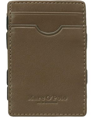 Marc O' Polo Morris Card Holder Dark Brown - Verde