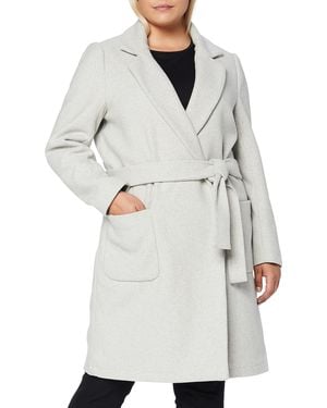 Scotch & Soda Maison Wool wrap Coat with Belt Jacke - Weiß