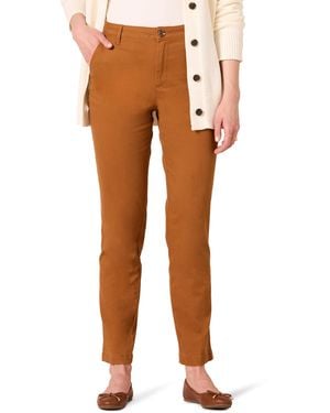 Amazon Essentials Pantaloni Chino Lunghi - Marrone