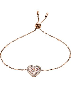 Fossil Collane Da donna acciaio inossidabile Non applicabile Asscher - Metallizzato