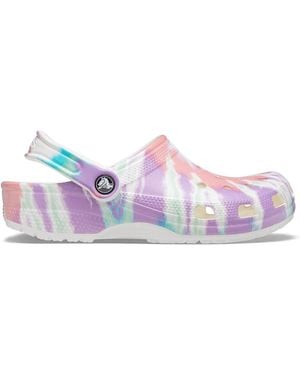 Crocs™ Classic Tie-dye Graphic Clog Fresco/multi 1 2 - Blue
