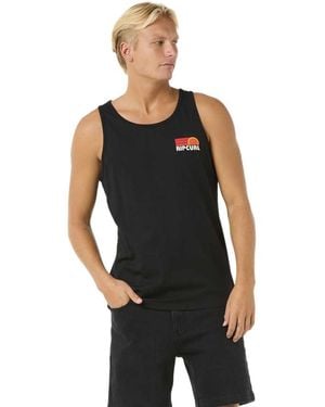 Rip Curl Surf Revival Peaking Sleeveless T-shirt M Black