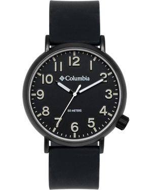 Columbia Trailbanks Silicone Rubber Strap Sports Watch - Black