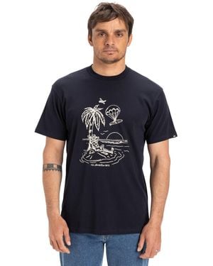 Quiksilver Short Sleeves T-shirt For - Short Sleeves T-shirt - Blue