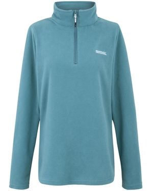Regatta S Sweethart Half Zip Fleece Lightweight Quick Dry Winter Layer Top - Blue