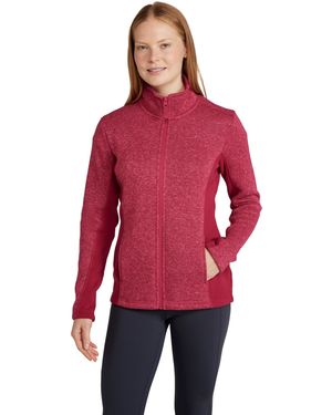 Mountain Warehouse Idris S Panelled Fleece Jacket -warm Coat - Red