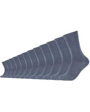 S.oliver Socken classic 12er Pack 39/42 jeans melange - Blau