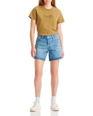 Levi's 501 Rolled Short Denim Shorts Orinda Night - Blue