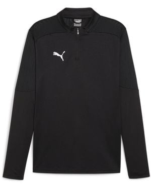 PUMA Teamfinal Training 1/4 Zip Top Ajustado - Negro