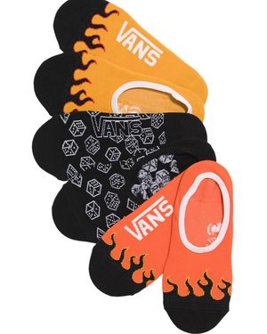Vans , Super No-Show Socken 3 Paar Pack, Orange