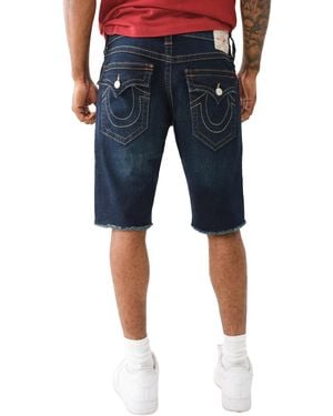 True Religion Ricky Sn Flap 1/2" Short - Blue