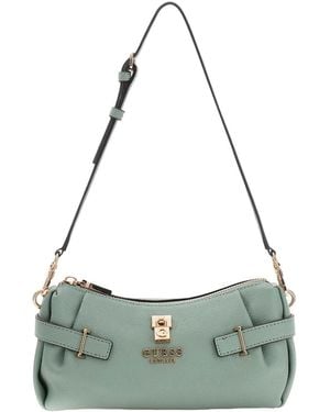 Guess Sac à épaule bandoulière Yesba Mini Top Zip Bag Light Sage menthe - Vert