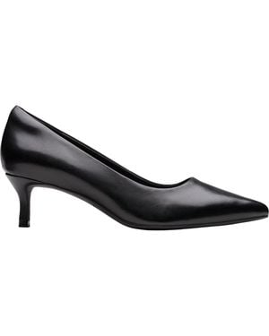 Clarks S Zarey Court Shoes - Black