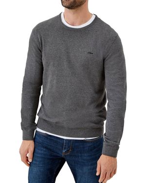 S.oliver Pullover mit Logo-Stickerei - Grau