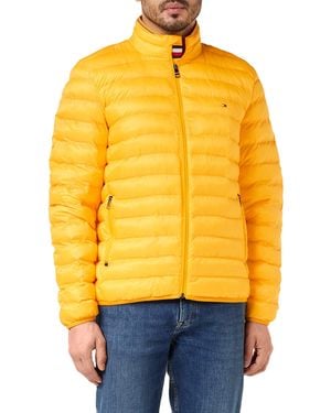 Tommy hilfiger winterjas geel sale