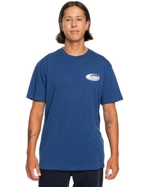 Quiksilver Short Sleeves T-shirt For - Short Sleeves T-shirt - Blue