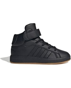 adidas Grand Court Mid Trainers Uk 6.5 Black - Blue