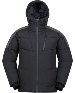 Mountain Warehouse Water-resistant Parka With Detachable - Black
