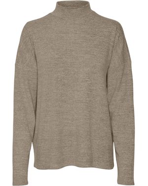 Vero Moda VMBELLA LS TOP JRS NOOS - Grau