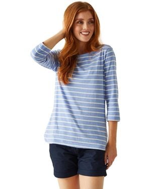 Regatta Camiseta Ligera de Mezcla de algodón Bayletta para Mujer - Azul