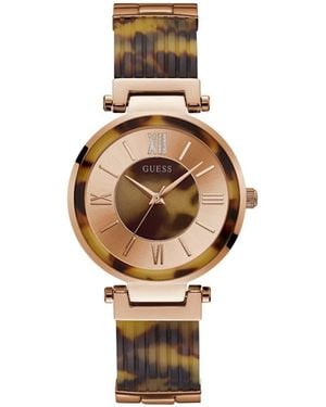 Guess Orologio Analogico Quarzo da Donna. con Cinturino in Acciaio Inox W0638L8 - Nero