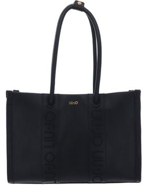Liu Jo Borsa donna a mano Liu-jo Tanisha tote ecopelle nero BS24LJ08 AA4097 E0003 Grande