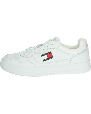 Tommy Hilfiger Cupsole Sneaker Essential aus Leder - Weiß