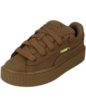 PUMA Creeper Phatty Nubuck Trainers 396813 Trainers Shoes - Brown