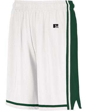 Russell Legacy Basketball Shorts White/dark Green S