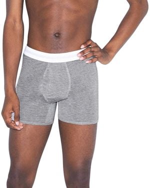 American Apparel Mix Modal Boxer Brief - Gray