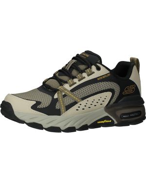 Skechers Outdoor 237303 Max Protect Pabble Black Scarpe Sportive Uomo Tessuto Water Repellent - Nero