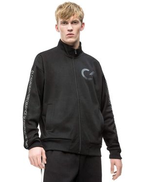 Calvin Klein Performance Uomo Giacci della Tuta Track - Nero