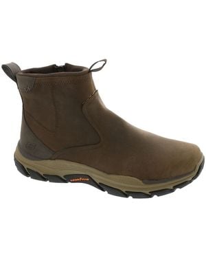 Skechers Respected-evanston Chelsea Boot - Brown