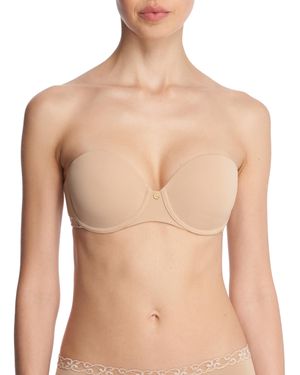 Natori Pure Luxe Strapless Contour Underwire - Natural