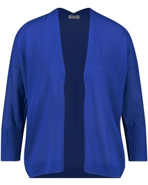Gerry Weber Jacke mit extrabreitem Ärmelbund Langarm - Blau