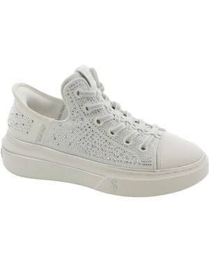 Skechers Dogg: Snoop One-rhine-stoned Hands Free Slip-ins Sneaker - Gray