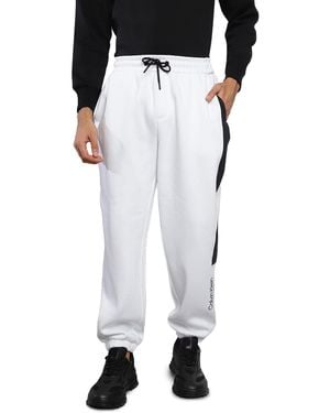 Calvin Klein Pantalone Jeans Bianco - Nero